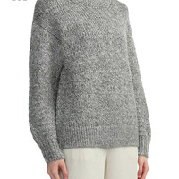 it b+ab女装圆领杂色针织衫休闲冬季青春时尚合身毛衣W370AIL