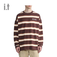 it UNDERGARDEN男装长袖T恤春夏休闲个性撞色条纹 00034X