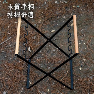 山之客（MOUNTHIKE） 户外折叠式垃圾架 精致露营环保野餐垃圾支架铁艺耐用装备 折叠垃圾架【黑色】