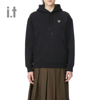 it MUSIUM DIV.女装连帽卫衣休闲秋冬简约时尚连帽衫30433XH