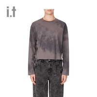 it MUSIUM DIV. 女装长袖T恤秋冬潮流扎染效果20845XH