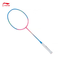 LI-NING 李宁 风暴Windstorm72S版羽毛球拍蓝粉（单拍无线）AYPT427 风暴72  蓝粉