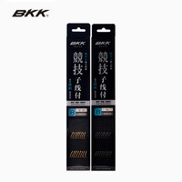 BKK竞技仕挂竞技子线付袖鱼钩套装子线双钩 金袖 无刺 线号0.4#，钩号4#