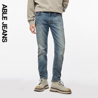 ABLE JEANS【修身裤】24秋季复古天晴蓝弹力牛仔修身裤 复古天晴蓝 28/30