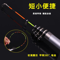 江洋灵敏软尾小矶竿阀杆筏竿钓鱼竿小海竿套装矶钓杆抛竿甩杆 软尾3.0米+3轴轮套装