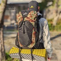 GREGORY格里高利STOUT金石登山包男徒步背包重装双肩包-35L岩石迷彩