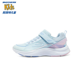 Skechers斯凯奇儿童体训鞋运动鞋活力撞色网布秋男女童鞋303850L 女童/浅蓝色/粉红色/LBPK 32码