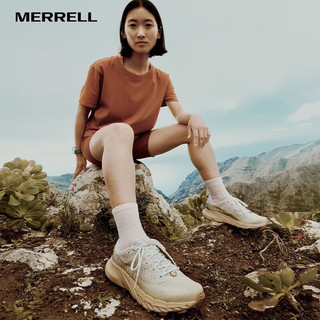 迈乐（Merrell）户外男女款AGILITY5越野跑鞋抓地减震轻量舒适防滑耐磨潮流越野鞋 J067802白月AGPK-5(女) 40