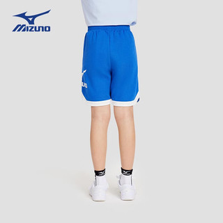 MIZUNO美津浓儿童短裤夏季百搭时尚男中大童运动户外裤子休闲舒适 彩蓝色 120cm (身高115-125cm)