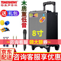 特美声 山水SA1广场舞音响大功率拉杆音响 地摊直播户外K歌无线便携式蓝牙音箱低音炮家用移动播放器带麦克风