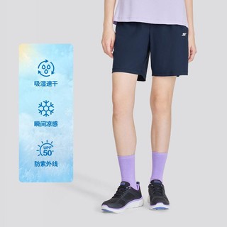 SKECHERS 斯凯奇 24年女士短裤透气防晒运动短裤慢跑裤女夏季