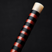 董雪华亲制专业笛子竹笛高档 演奏两节苦竹调全 收藏横笛珍藏品乐器 F调2节接铜