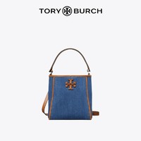 TORY BURCH MCGRAW小号丹宁水桶包154686