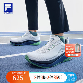 FILA 斐乐黄景瑜同类男鞋 SPD PANTHER2路跑鞋2024夏季玄豹鞋 斐乐白/灰蒙绿-WG 41