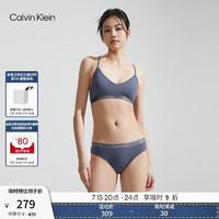 Calvin Klein内衣女士舒适无钢圈ck可拆垫细肩带工字美背轻运动文胸QP1668O DXS-黛蓝 S 70A-75A