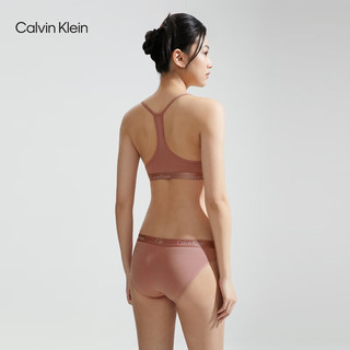 Calvin Klein内衣女士舒适无钢圈ck可拆垫细肩带工字美背轻运动文胸QP1668O TA0-香槟粉 S 70A-75A