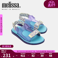 Melissa（梅丽莎）女士时尚镂空魔术贴凉鞋33578 紫丁香 8（39码）