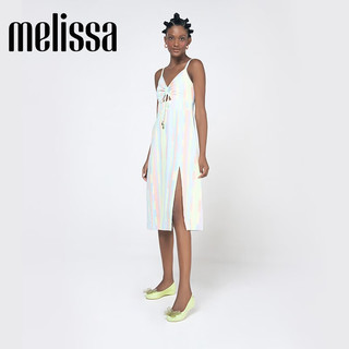 Melissa（梅丽莎）蝴蝶结包头软底时尚通勤休闲女士单鞋33636 绿色/透明绿色 40