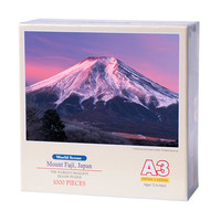 ToMAX夜光成人拼图1000片日本富士山风景高难度解压解闷玩具 迷你款M100-013