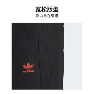 adidas简约宽松舒适运动裤男装款阿迪达斯三叶草 黑色 M