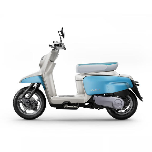 ARIIC 力刻 朱丽奥摩托125CC复古踏板车无钥匙启动自动启停多连杆减震前后ABS 洱海清波