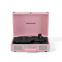CROSLEY 克罗斯利 便携式黑胶唱片机 少女粉 （支持蓝牙输入输出）
