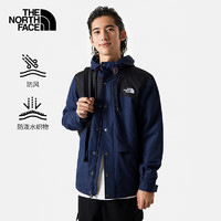 北面（The North Face）防风夹克男女同款防泼水外套户外保暖春季|81NO 8K2/蓝色 L/175