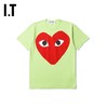 IT CDG PLAY COMME des GARCONS男装圆领短袖T恤潮牌爱心印花74ME