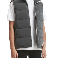 it izzue款羽绒马甲休闲秋季潮流绗缝拉链背心