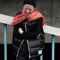 it izzue款羽绒马甲休闲秋季简约日常拉链羽绒背心7604F