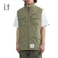 it Alpha Industries男装立领拉链马甲2024春夏潮流军风1052L