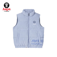 Aape男装秋冬款猿颜徽章字母印花羽绒马甲背心7593XXL