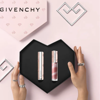 GIVENCHY 纪梵希 粉色心双色礼盒 (甜润唇膏#N117 2.8g+高定甜润唇蜜#210 6ml)