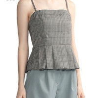 it LAP女装格纹吊带上衣休闲夏季摩登时尚吊带背心PEWB260K