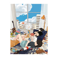 3D-JP李宁静人间四季系列插画平面塑料拼图成人300片儿童玩具画 大暑（H2624）
