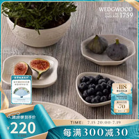 WEDGWOOD威基伍德欢愉假日多边形餐盘家用陶瓷盘子菜盘西餐盘点心盘汤盘 欢愉假日象牙白八边形碗 1个 16cm