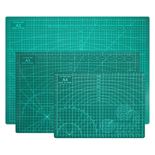 A4刻板切割垫板A5手工雕刻切割垫a2大号美工手帐工具套装划刻垫工作台桌面垫木工刀剪刀美术防割版双面裁纸A3