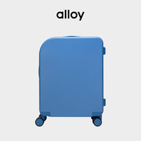 alloyPICNIC旅行箱【明星同款】乐几经典高颜值便携时尚登机箱 24寸冰岛蓝磨砂面 拉链
