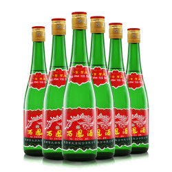 移动端京东百亿补贴西凤酒老绿瓶凤香型白酒高脖绿瓶45度500ml6瓶西凤