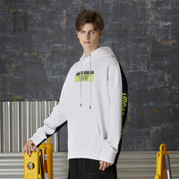 it UNDERGARDEN男装连帽卫衣秋季加绒拼色拼接抽绳3196MAF