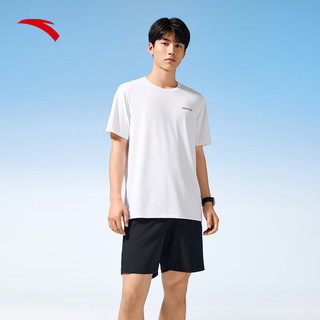 ANTA 安踏 速干套装男运动两件套夏季透气吸湿T恤短袖短裤跑步训练服