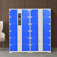 铁豹 电子存包柜超市单位寄存柜商场智能储物柜存放柜人脸指纹条码 24门A款 指纹识别