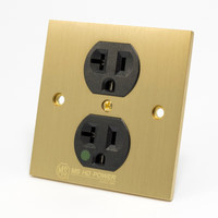 昌业英国万成MS-CY750 镀铂金24K金 家用发烧HIFI音响 美式20A墙插 CY750-78K冷冻镀铂金