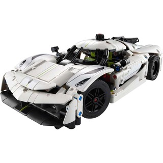 LEGO 乐高 Technic科技系列 42184 科尼赛克 Jesko Absolut 白色超跑