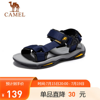 CAMEL 骆驼 男士休闲凉鞋 A822162412 深蓝 44