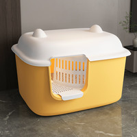 蔻丝 Coleshome71cm猫砂盆特大号全封闭走廊式防带砂巨型猫厕所超大猫用品