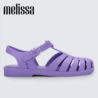 Melissa（梅丽莎）圆头头凉鞋简约时尚平底果冻鞋32408 金色 39