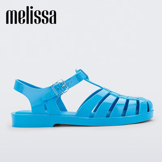 Melissa（梅丽莎）圆头头凉鞋简约时尚平底果冻鞋32408 紫色 38