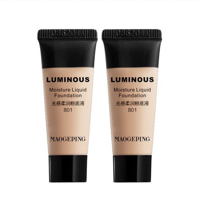 淘金币可用：毛戈平 光感柔润水奶油粉底液5ml*2瓶