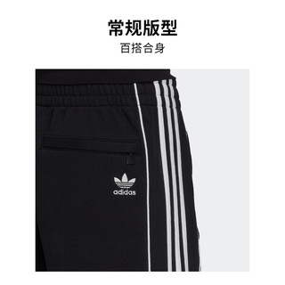 adidas舒适三条纹运动短裤男装阿迪达斯三叶草HK7307 黑色 L